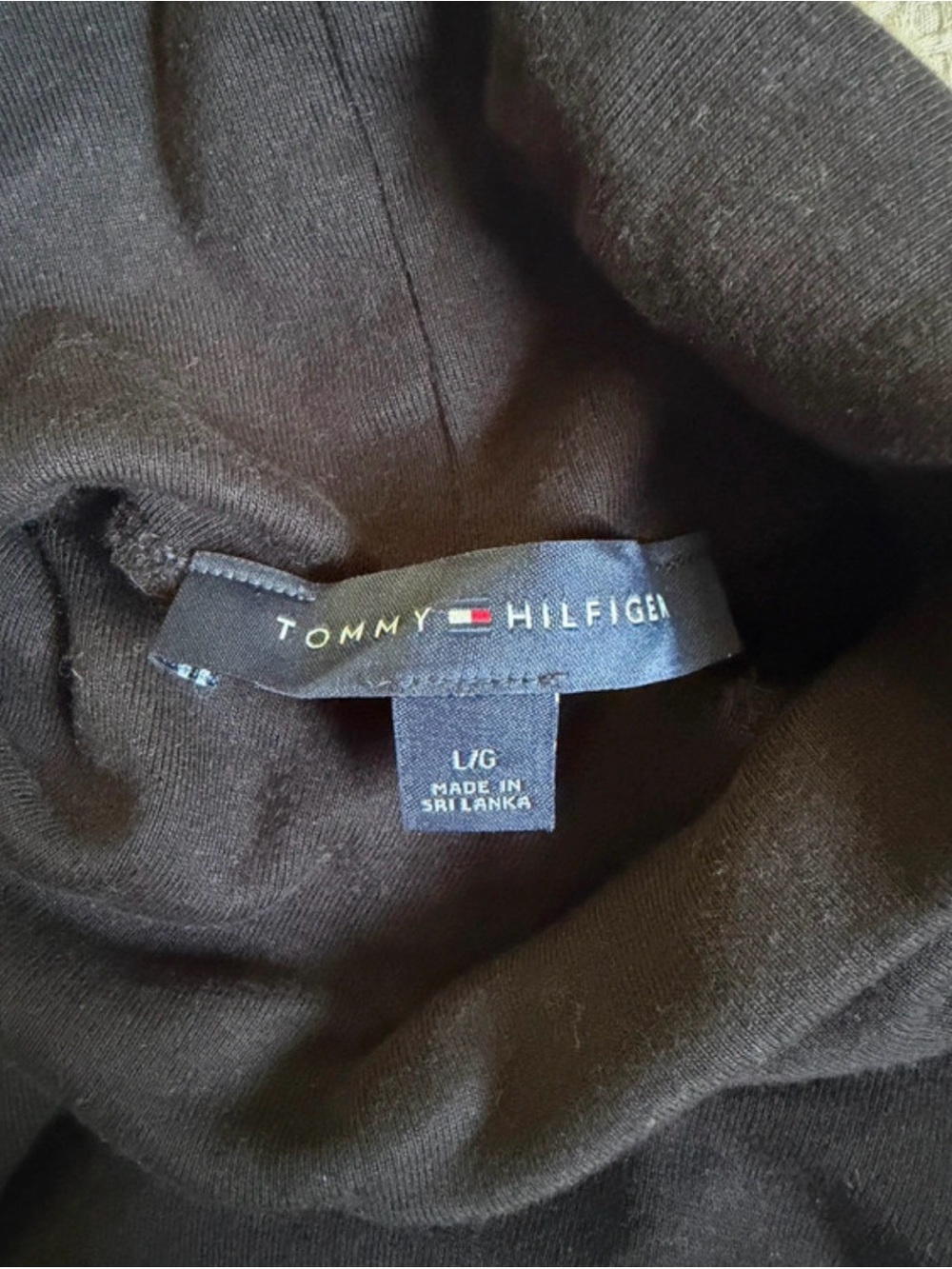 Tommy Hilfiger Black Turtleneck - Picture 2 of 2